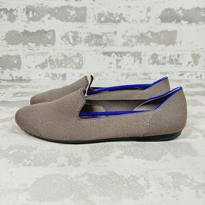 New Rothy's The Loafer Mocha Knit Round Toe Slip On Loafers K281